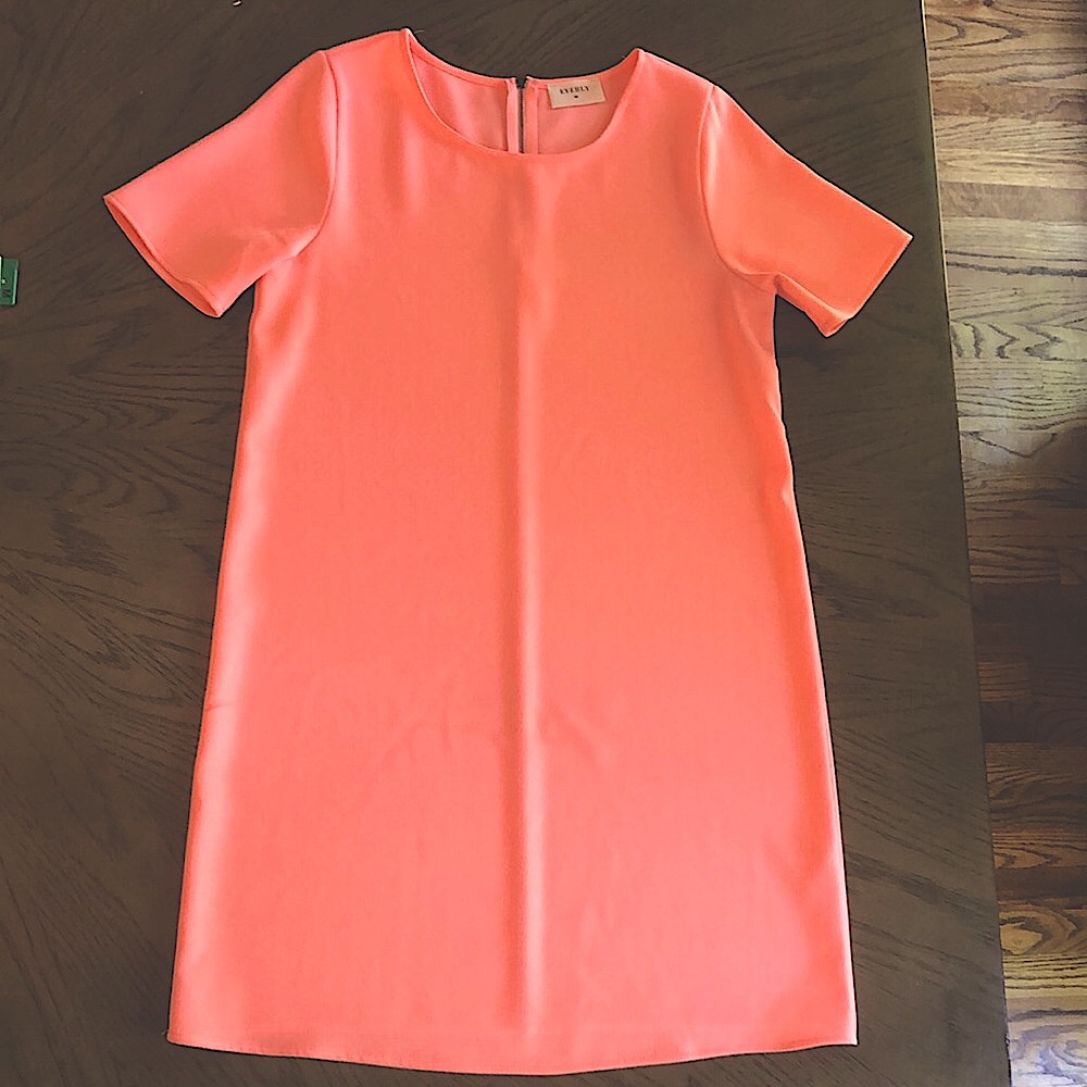 Everly Dress- Size S - Worn Once. Peach/Pink Color